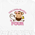 thumbnail image 4 of Inktastic Little Monkey Girl 4th Birthday Girls Toddler Dress, 4 of 5
