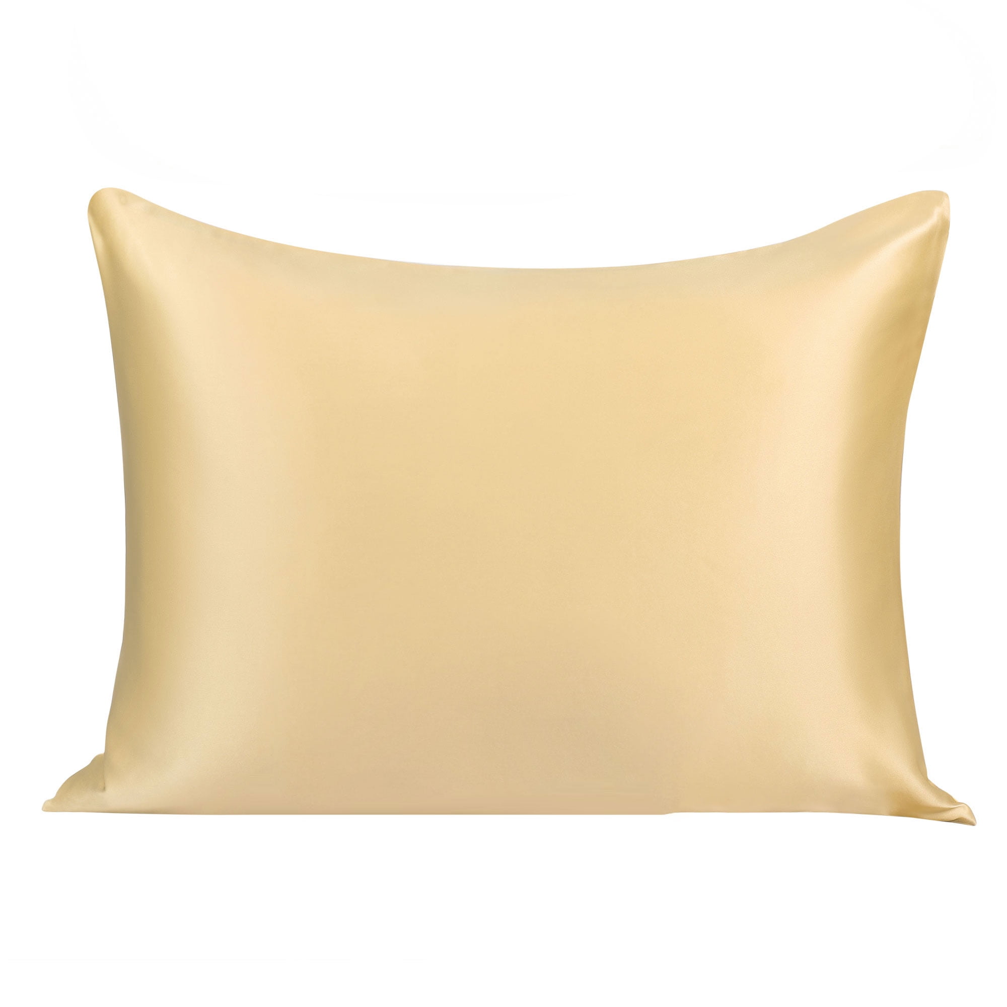 Unique Bargains 22 Momme Silk Pillowcase Queen Size Gold