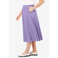 thumbnail image 4 of Woman Within Plus Size Petite 7-Day Knit A-Line Skirt, 4 of 6