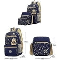 thumbnail image 5 of Girls School Bag 3 Pieces For Elementary School, Backpack/shoulder Bag/handbag (purple), 5 of 5
