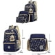 thumbnail image 5 of Mochila escolar para niñas de 3 piezas para escuela primaria, mochila/bolso de hombro/bolso (azul) (hy), 5 of 5