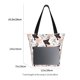 thumbnail image 3 of Fotbe Pigs Bolsa de Playa con Estampado, Bolsa de Hombro, Bolsa de Mano Espaciosa, Bolsa de Viaje Ligera, Bolsa de Compras Versátil, 3 of 6
