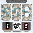 thumbnail image 5 of Switch Panel Switch Decoration 2.76x4.53x0.28 Inches Unused Outlet Cover Switch Plate Wall Plates Living Room Kitchen Bedroom Study Switches River Coconut Tree, 5 of 8