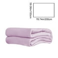 thumbnail image 3 of Blueek Breathable Cotton Summer Comforter - 5x6.5ft - Cool Mint Green Blanket for Hot Sleepers, Machine Washable Lightweight Quilt,Purple, 3 of 6