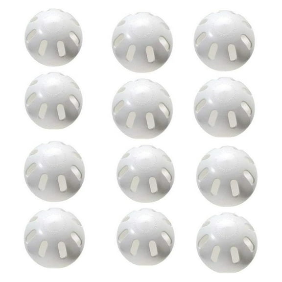 Baseballs Official Size (12 Pack) - Regulation 9 Inch - Durable Plastic for Outdoor Play - Backyard, Beach, Park - Kids & Adults