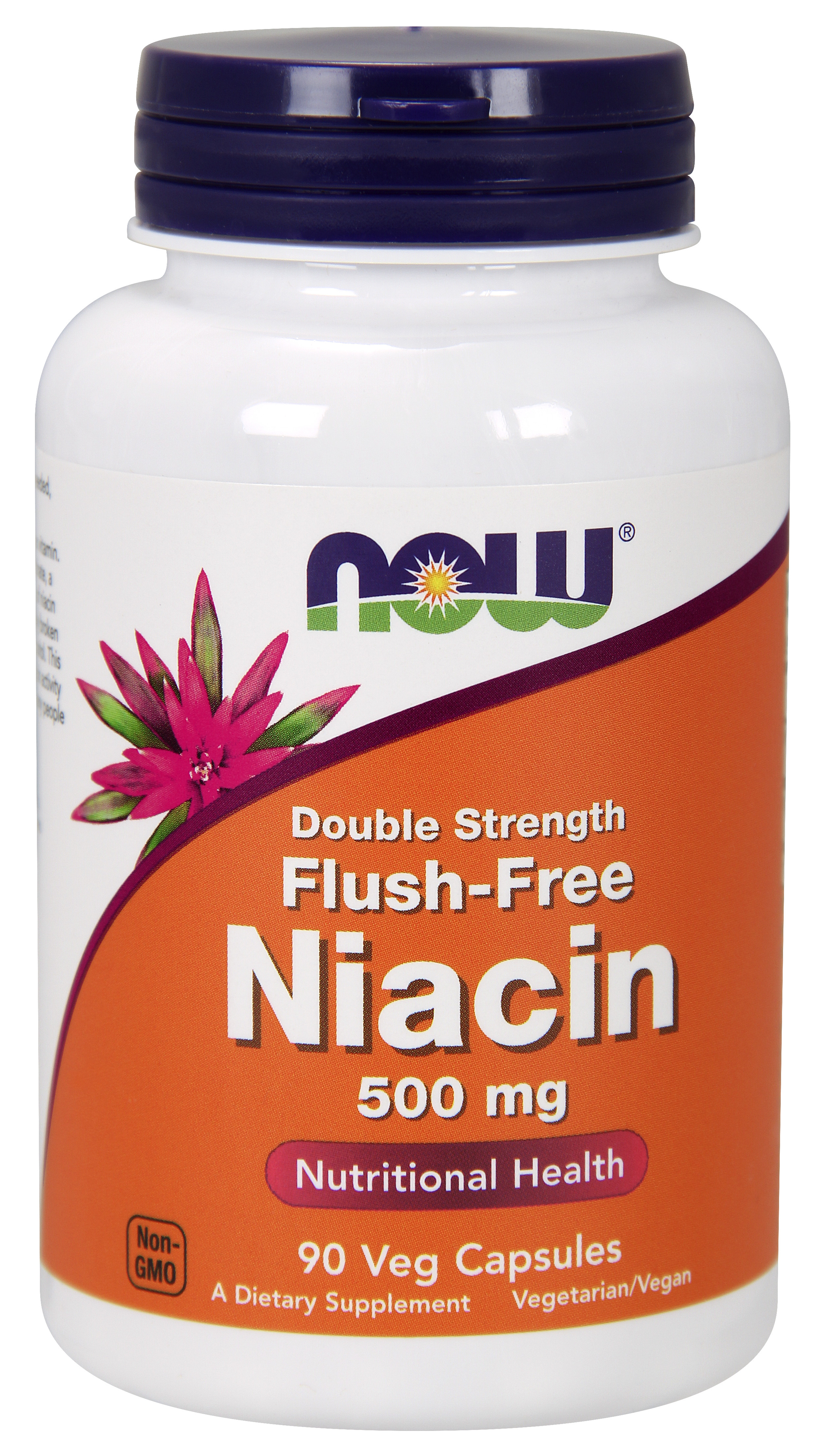 NOW Supplements, Niacin (Vitamin B3) 500 mg, FlushFree, Double