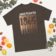 thumbnail image 2 of Juneteenth 1865 Black History Month African American Pride Graphic classic tee (Dark Chocolate, L), 2 of 4