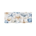 thumbnail image 2 of Beautynvta Coastal Theme Print Window Valance Curtain, Rod Pocket Light Filtering Short Window Drape, Beach Style Valance for Kitchen Bathroom Small Window Decor, 2 of 7