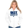 thumbnail image 3 of West Virginia is the Best Funny State Zip Up Hoodie Men's Women's Brisco Brands L, 3 of 6