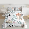 thumbnail image 2 of Homewish Grey Koala 3 Pieces Queen Comforter Set for Teens Boys Girls,Flower Animal Ultra Soft Bedding Sets,Dreamy Princess Bedding Comforter Set,Ultra Soft Home Decor,Reversible, 2 of 8