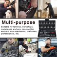 thumbnail image 2 of 46-In-1 Tool Kit & Screwdriver | 1-4'' Square Drive Metric Socket Set | Extension Bar & Adapter For Bike, Car Repairs - 46 Pieces | Chrome Vanadium Steel | Household Maintenance, Work, 2 of 4