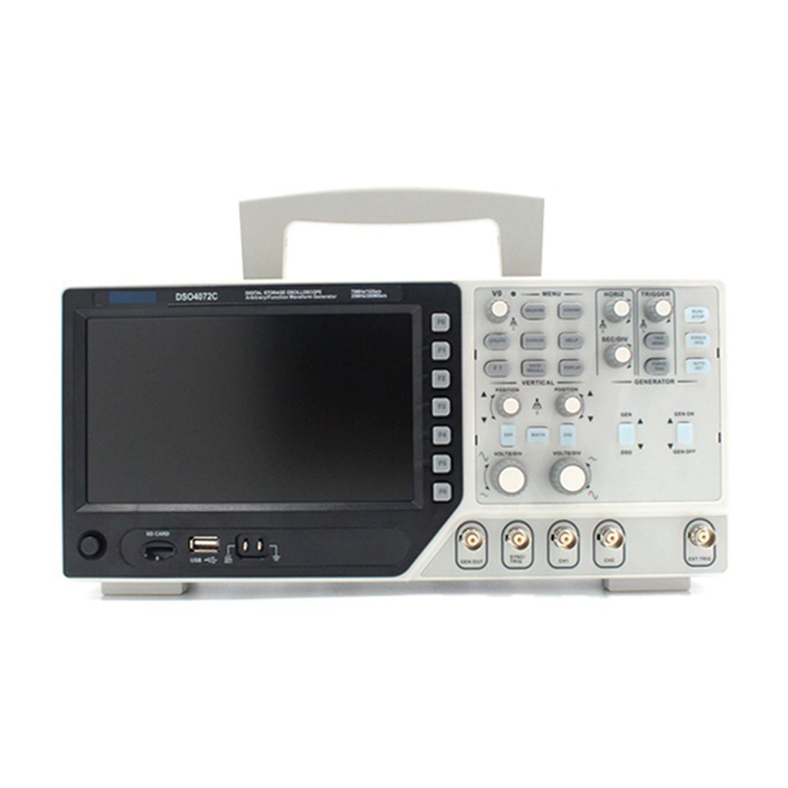 DSO4072C Digital Multimeter USB Oscilloscope 70MHz Bandwidth Channel 2-Channel Portable Oscilloscope Logic Analyzer