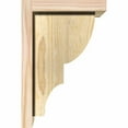 thumbnail image 3 of 8"W x 8"D x 12"H Ridgewood Rough Sawn Corbel w/Backplate, Douglas Fir, 3 of 9