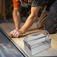 thumbnail image 4 of PTOOTP 1Set Stainless Steel Tool Box with Dual Layer Design for Efficient Storage and Organization, 4 of 5