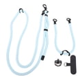 thumbnail image 2 of Cuerpo de Cámara, color Azul Claro Desgaste Resistente a la Cámara Correa de Cuerpo Cruzado Sótano Fuerte Para Llaves Auriculares, 2 of 7