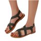 thumbnail image 4 of Sandalias de mujer de verano Calzado casual Sandalias casuales de mujer de color sólido Wmkox8yii nm5212, 4 of 6