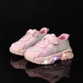 thumbnail image 2 of dmqupv Chaussures Lumineuses Garçon Filles Espadrilles Confortables Respirantes Élégantes Imprimées à Plateforme Espadrilles Roses, Taille US 12, 2 of 8