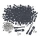thumbnail image 4 of Kit de reparación de cremalleras de 200 piezas. Cabezales de cremallera extraíbles. No requiere costura. Gris oscuro, 4 of 9