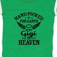 thumbnail image 4 of Inktastic Handpicked for Earth by My Gigi in Heaven with Angel Wings Boys or Girls Baby Bodysuit, 4 of 5