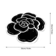 thumbnail image 2 of Alfombra de gel de sílice para salón, dormitorio y pasillo, alfombrilla de tierra de diatomeas con diseño único de rosas, suave y cómoda., 2 of 4