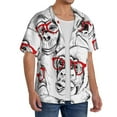 thumbnail image 2 of Kdxio Men'S Hawaiian Shirt For Men Short Sleeve Shirt Monkey Summer Casual Holiday Beach Button Down T-Shirts, 2 of 5