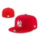 thumbnail image 1 of New Era New Era Yankees gorra de béisbol totalmente sellada no ajustable gorra de ala plana circunferencia de cabeza grande hombres mujeres estilo de moda desgaste inverso Hip-Ho, 1 of 3