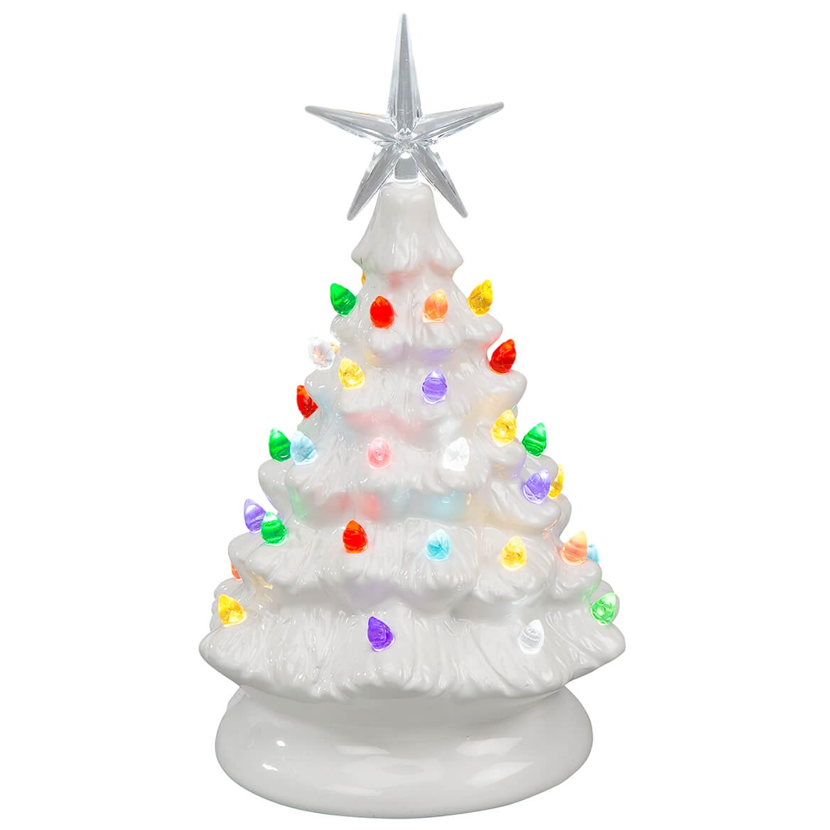 white vintage ceramic tree