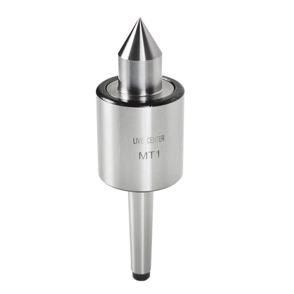 munirater Medium Duty Live Center MT1 Center Morse Taper 1MT Fit for Wood and Metal Lathe Work