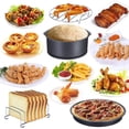 thumbnail image 3 of 7in Universal 12pcs Hot Air Fryer Kits with Cake Cup Cake Basket Accessories, 3 of 5