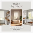 thumbnail image 5 of Chicology 25.75"W x 84"H Cordless Vinyl Mini Blinds 1 in Slats Light Filtering Alabaster Easy Install, 5 of 9