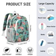 thumbnail image 6 of Doberman Dog Pattern with Flowers Backpack for School,Cute School Bag,Schoolbag with Adjustable Shoulder Straps & Padded Back,15"x11.42"x5.5", 6 of 6