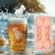 thumbnail image 4 of Bandeja de cubitos de hielo para perros | Molde de silicona de grado alimenticio para una fácil liberación y limpieza | Flexible, a prueba de fugas, forma redonda | Máquina de hielo para bebidas, 4 of 5