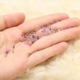 thumbnail image 5 of Uxcell Iridescent Glass Tiny Bubble Beads, 0.4-3mm 20g No Hole Micro Mini Round Golden Yellow Water Droplets Beads, 2-Pieces, 5 of 6