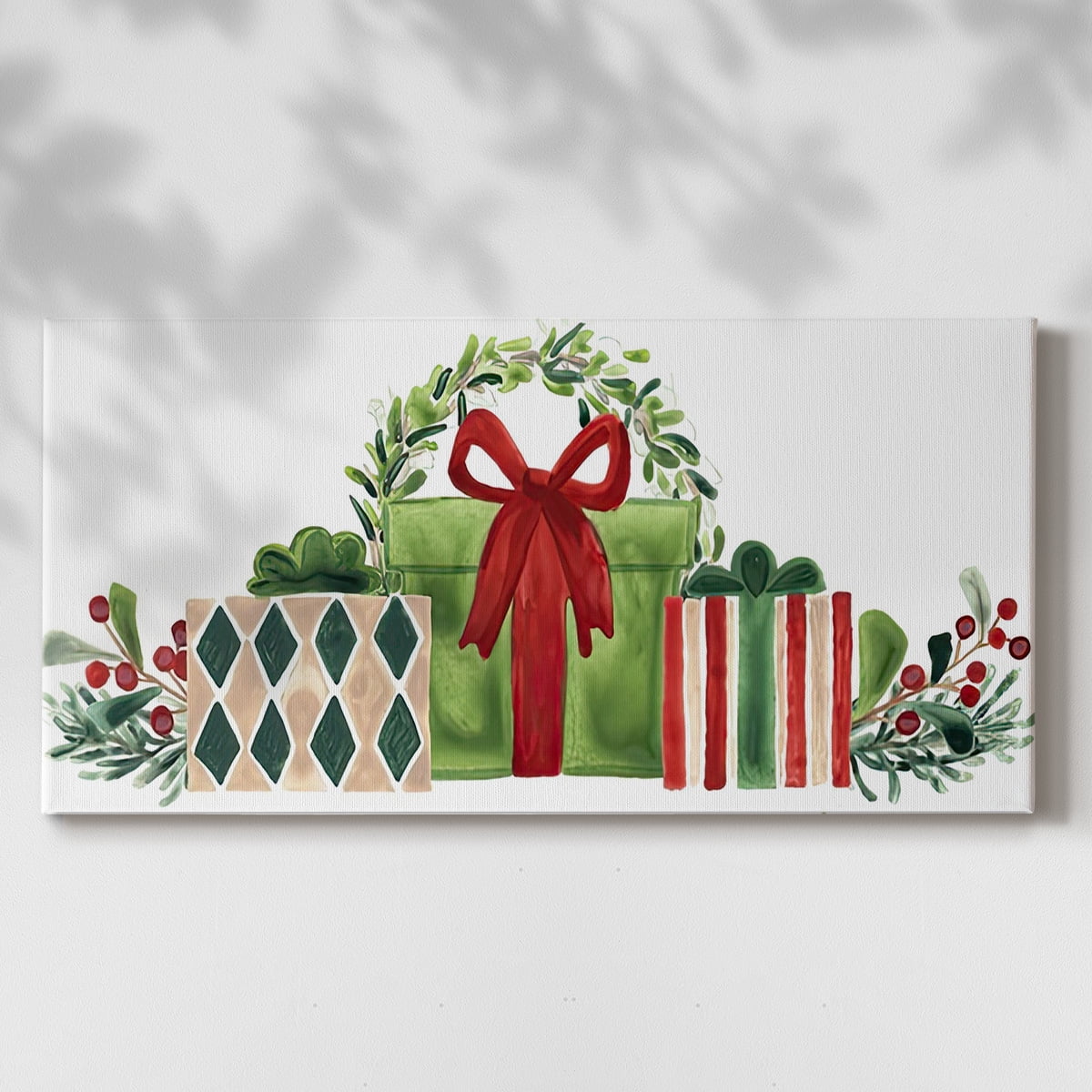 Woodland Holiday Collection D- Gallery Wrapped Canvas