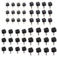 thumbnail image 1 of 24 pares de tacones negros reemplazos de zapatos consejos de reparación tapones tapas Sunnimix Placas de tacón alto para mujeres, 1 of 8