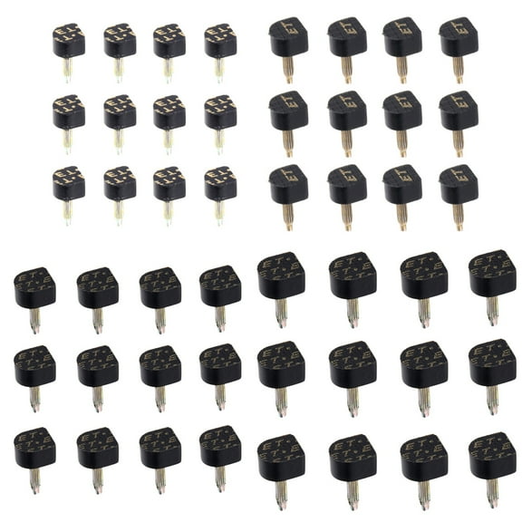 24 Pairs Women's Black High Heel Replacement Tips Shoes Repair Supplies