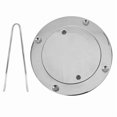 thumbnail image 1 of Placa de Cubierta de Acero Inoxidable 316 de 4 Pulgadas con Llave para Herrajes Marinos para ., 1 of 1