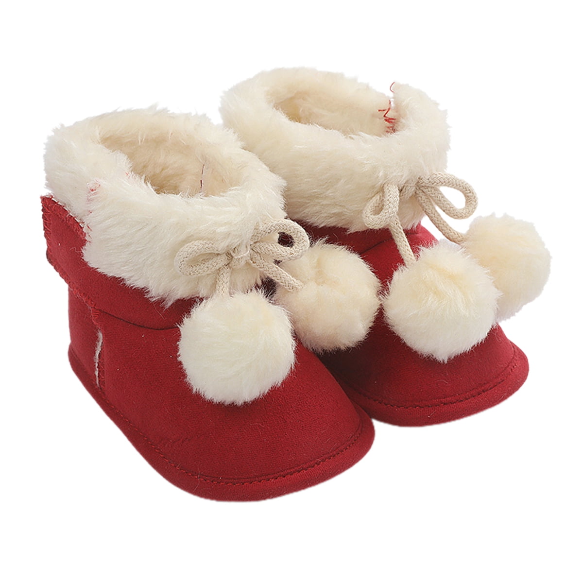 infant fur lined boots
