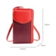 thumbnail image 3 of Cartera de billetera pequeña para teléfono cruzado para mujer | Ranuras para tarjetas de crédito RFID | Cierre de cremallera | Soporta hasta smartphones de 6,5" | Negro, Beige, Rojo, Azul Claro, 3 of 9