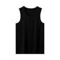 thumbnail image 4 of JTSRKL Crewneck Curved Hem Tank Tops for Men UPF Sun Protection Quick Dry Shirts Muscle Fit Gym Training Summer Sleeveless Tops, 4 of 6
