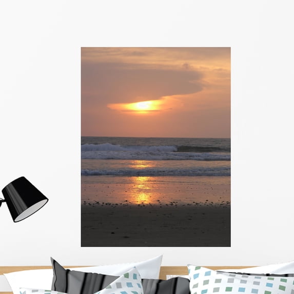 Sun behind Clouds Montanita Wall Mural by Wallmonkeys Peel and Stick Graphic (36 in H x 27 in W) WM330725