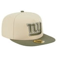 thumbnail image 3 of Men's New Era  Light Beige/Olive New York Giants Color Pack A-Frame 59FIFTY Fitted Hat, 3 of 5