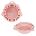 thumbnail image 1 of Limpiador de Pinceles Plegable, Paquete de 2, Vaso de Enjuague para Pintura Acrílica, Acuarela y Óleo, Color Rosa., 1 of 5