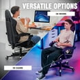 thumbnail image 2 of GTPLAYER Gaming Chair Ergonomic Computer Desk Chair with Footrest and Lumbar Support, White, 2 of 7