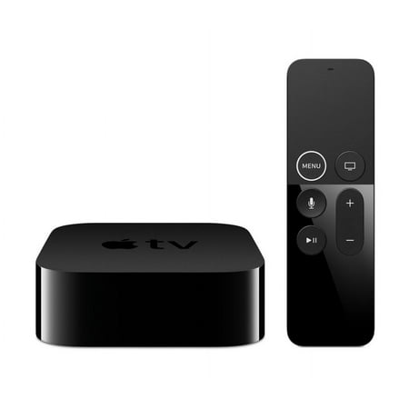 Apple TV 4K HD 32GB Streaming Media Player HDMI with Dolby Digital and Voice search by Asking the Siri Remote, Black