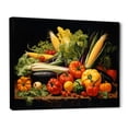 thumbnail image 2 of Designart "Vibrant Food with a Focus on Vegetables II" Food & Beverage Floater Framed Wall Art Living Room, 2 of 7