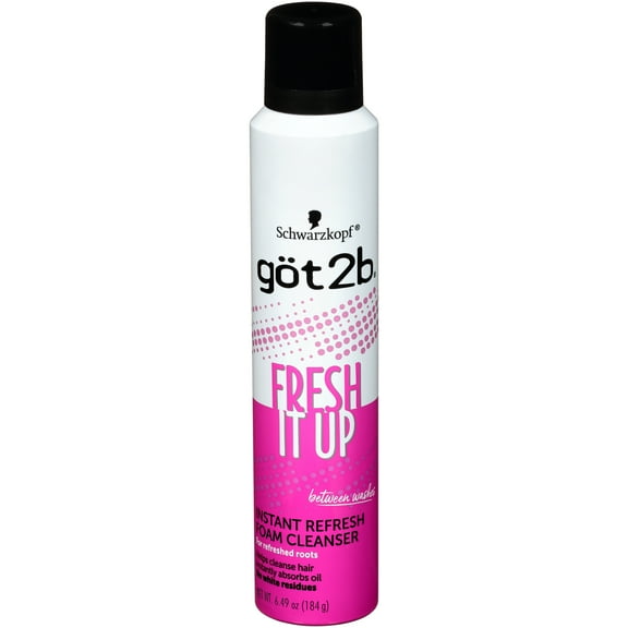 Got2b Fresh it Up Instant Refresh Foam Cleanser, 6.49 Ounce