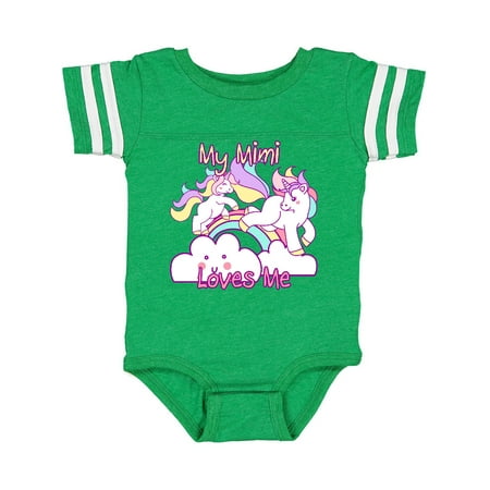 

Inktastic My Mimi Loves Me Unicorn Gift Baby Girl Bodysuit