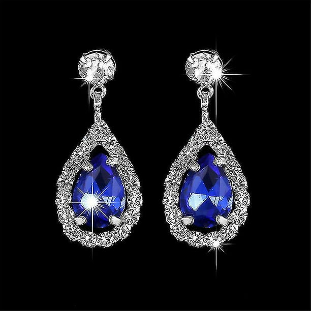 Zircon clearance drop earrings