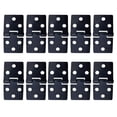 thumbnail image 1 of CHICHUMID 10pcs Window Hinges Black Iron Silent Effect for DIY Projects, 1 of 5